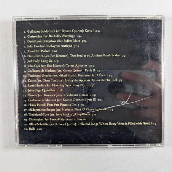Kronos Quartet - Early Music (Lachryma Antiquae) String Quartet music CD 1997 - Picture 4 of 5